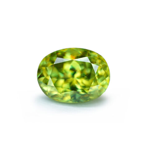 グリーンスフェーン 6.150ct マダガスカル産 CGL