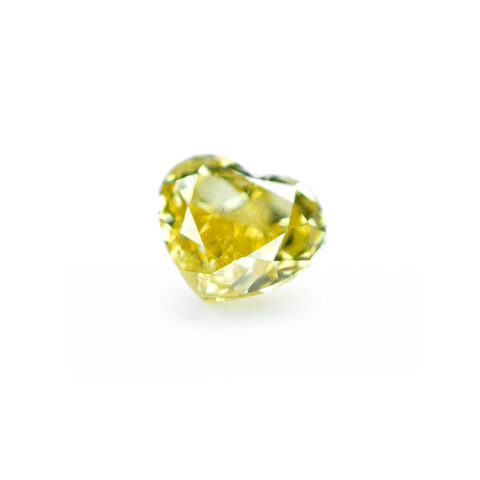天然イエローダイヤモンド Fancy Vivid Yellow 0.194ct AGT