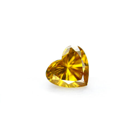天然オレンジイエローダイヤモンド Fancy Vivid Orange Yellow 0.266ct CGL