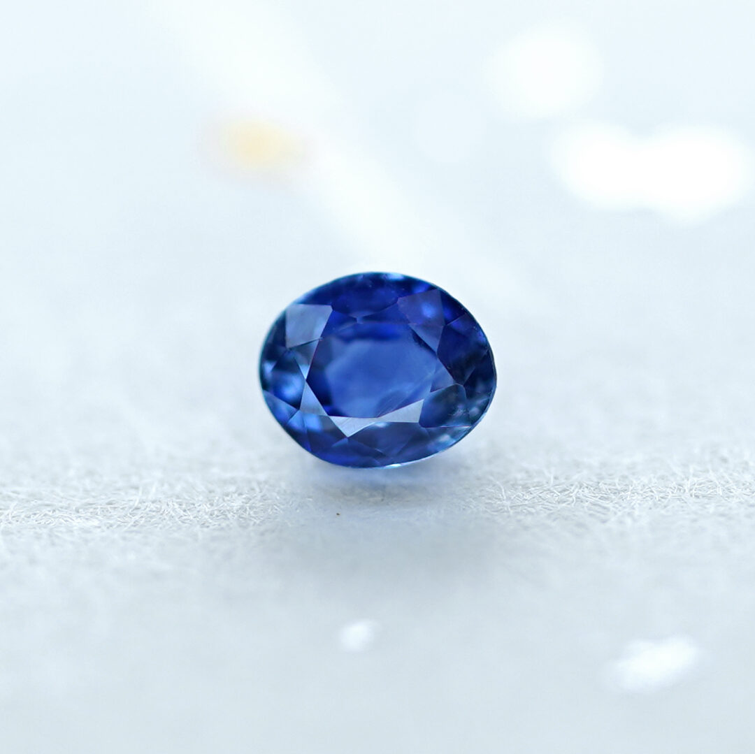非加熱ブルーサファイア 0.180ct カシミール産 GIA - 画像 (2)