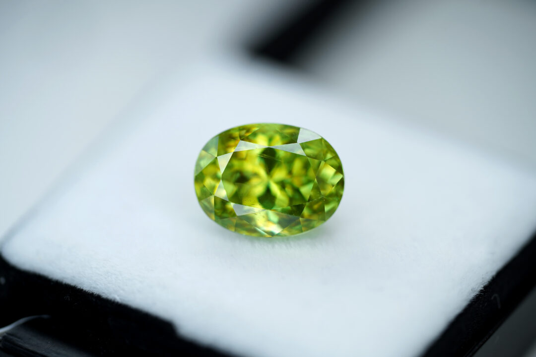 グリーンスフェーン 6.150ct マダガスカル産 CGL - 画像 (5)