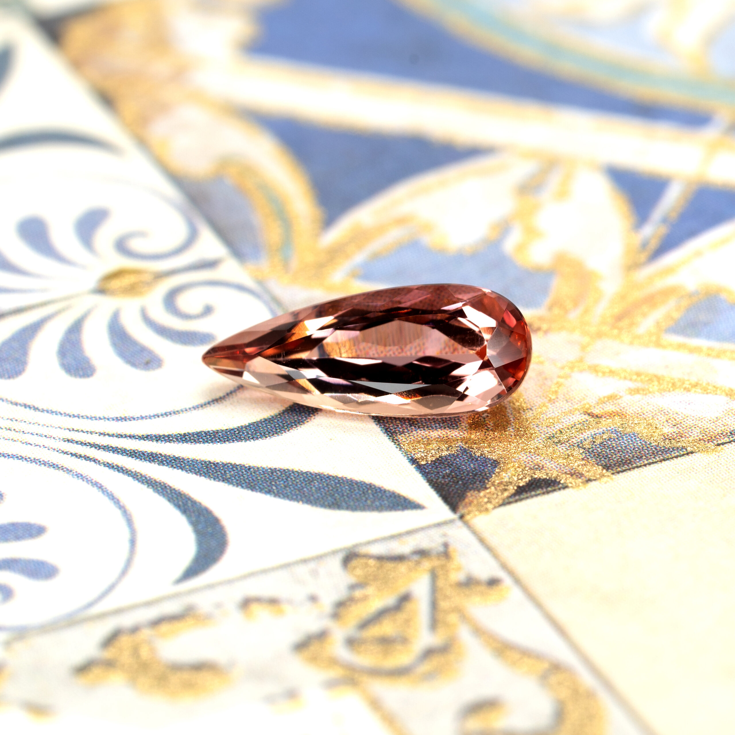 非加熱インペリアルトパーズ 1.586ct ブラジル産 CGL