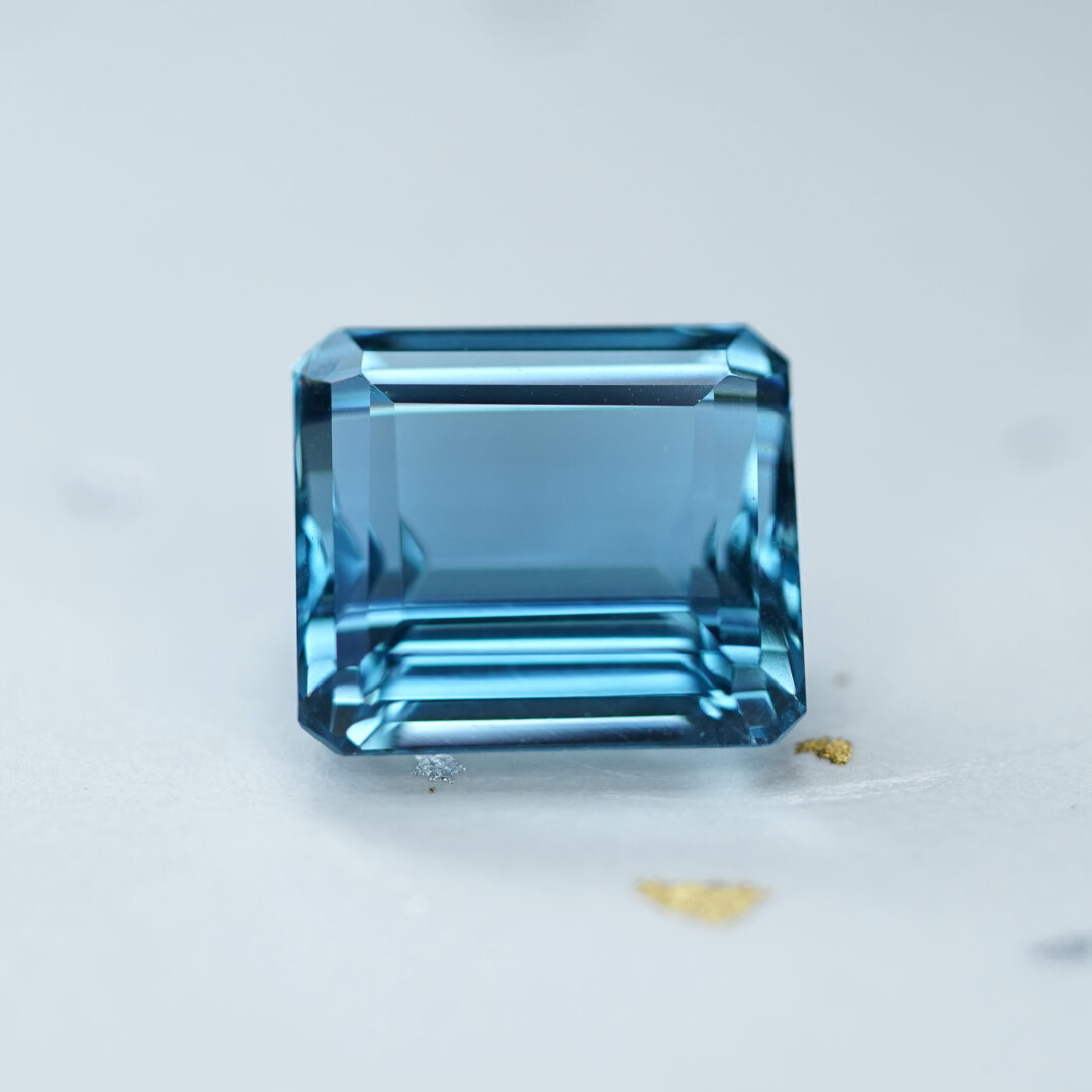 ブルートパーズ 13.385ct CGL - 画像 (2)