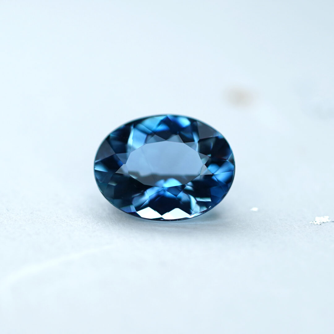非加熱アクアマリン 1.398ct ブラジル・タトゥー鉱山産 JGGL - 画像 (2)