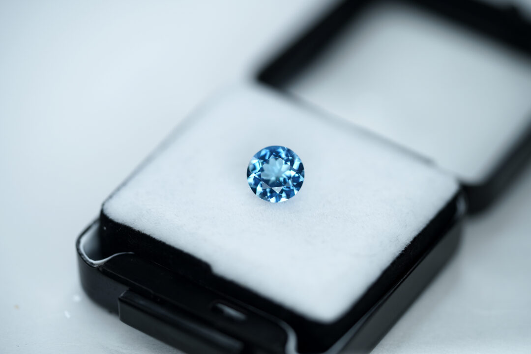非加熱アクアマリン 1.284ct ブラジル・タトゥー鉱山産 JGGL - 画像 (5)