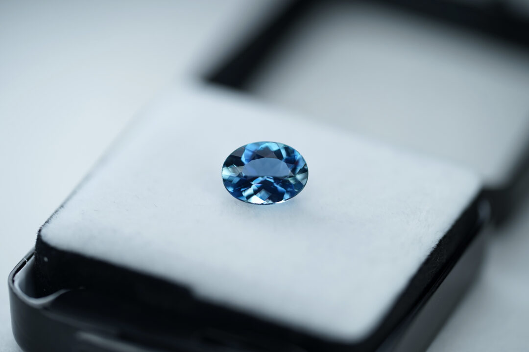 非加熱アクアマリン 1.298ct ブラジル・タトゥー鉱山産 JGGL - 画像 (5)
