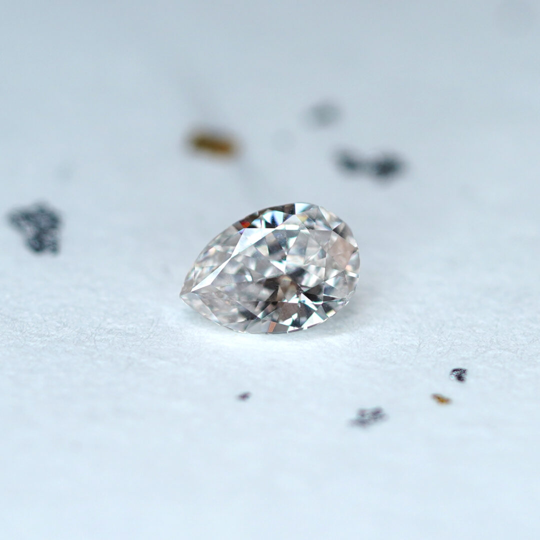 天然ピンクダイヤモンド Very Light Pink 0.444ct Type2a AGT - 画像 (2)