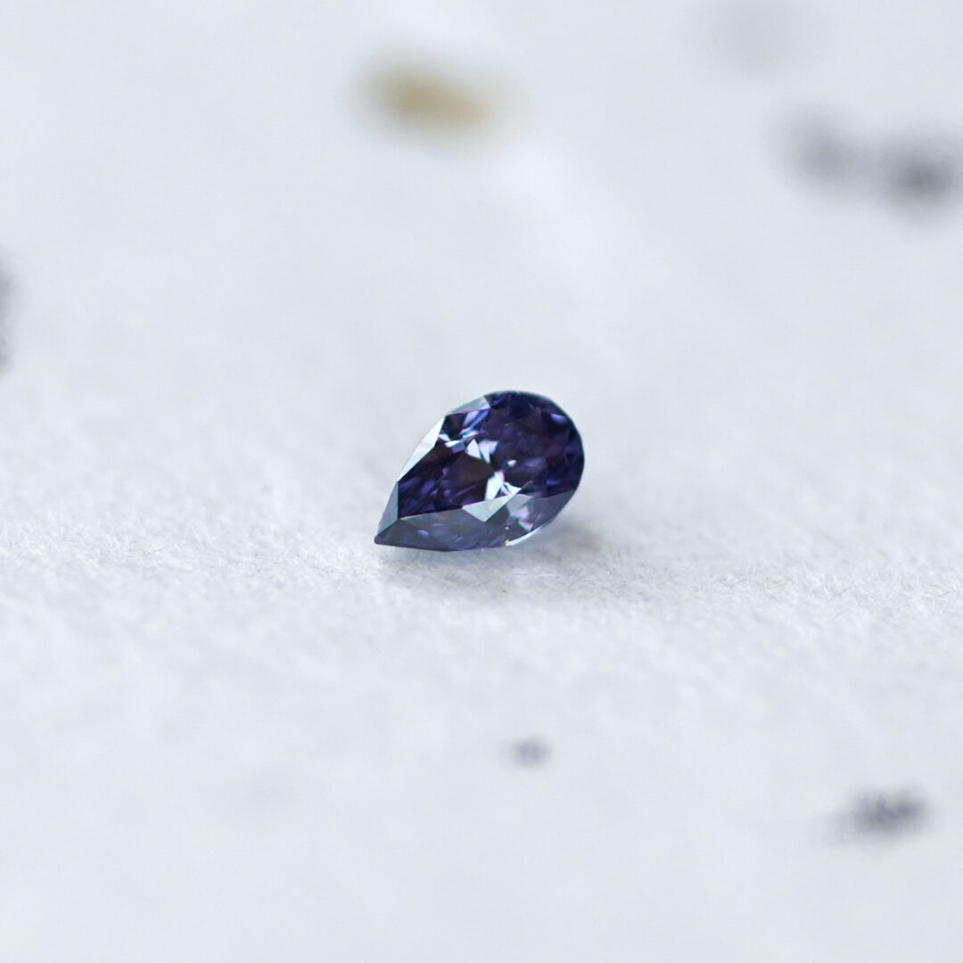 バイオレットダイヤモンド Fancy Deep Violet 0.05ct VS-2 CGL - 画像 (2)