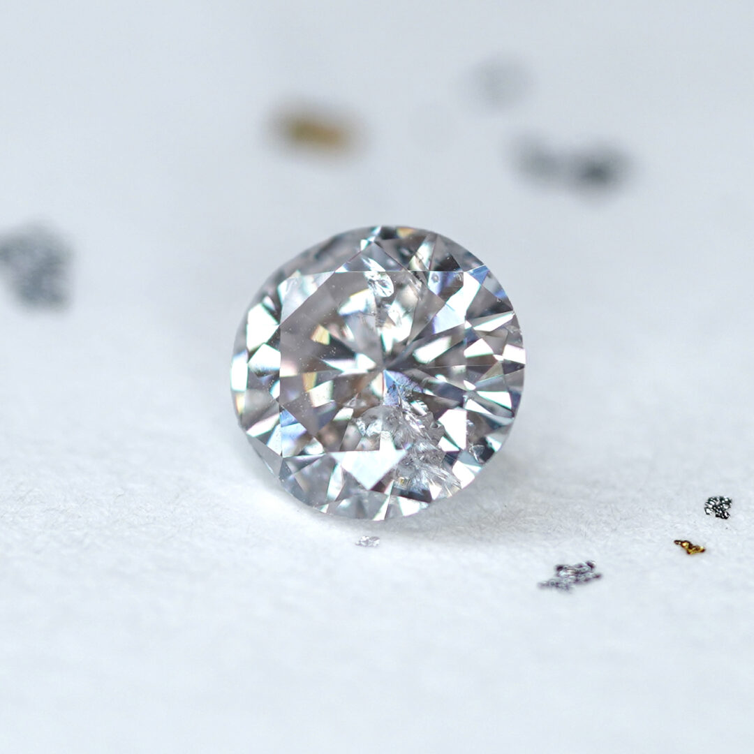 天然ピンクダイヤモンド Very Light Pink 0.880ct Type2a CGL - 画像 (3)