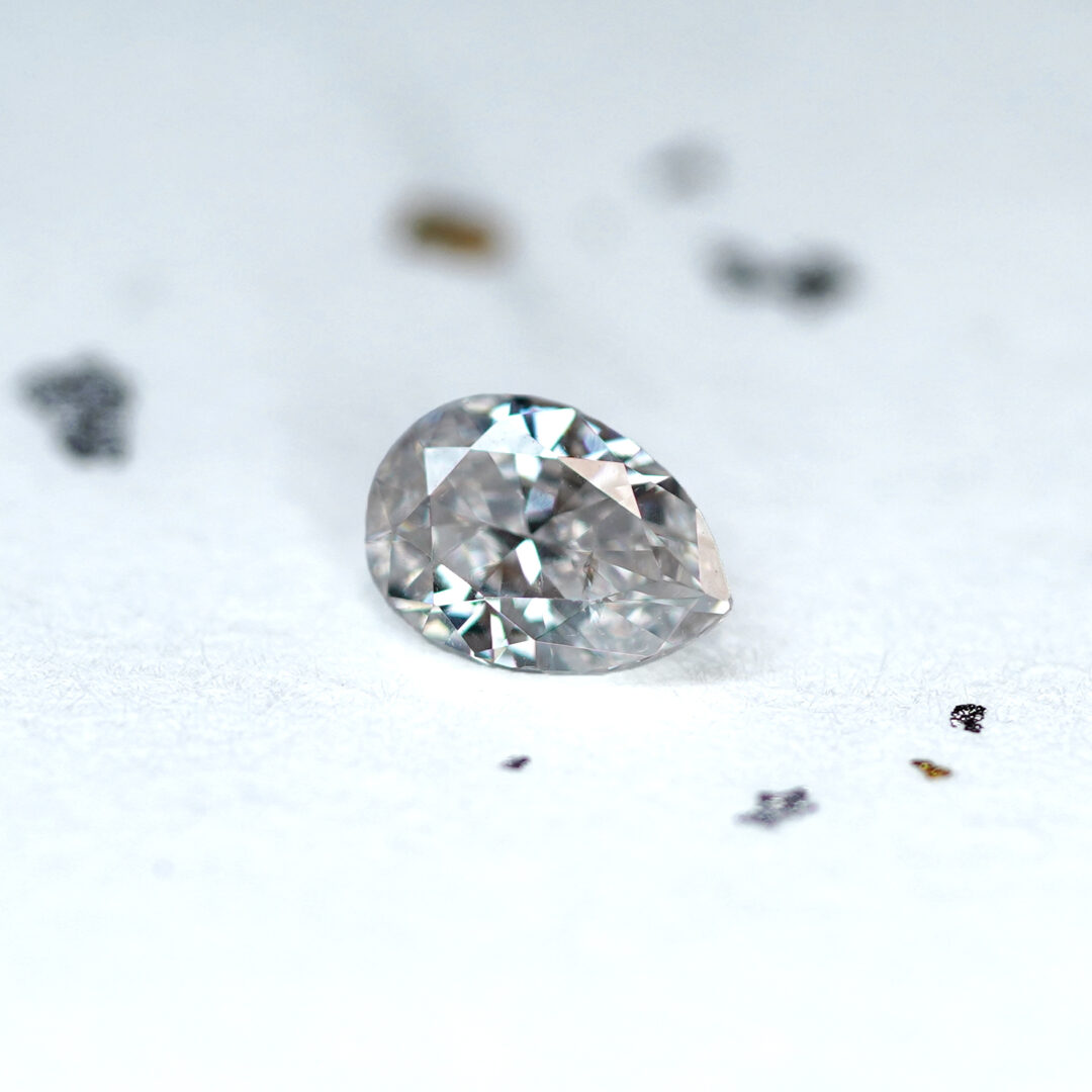 天然ピンクダイヤモンド Very Light Pink 0.444ct Type2a AGT - 画像 (3)