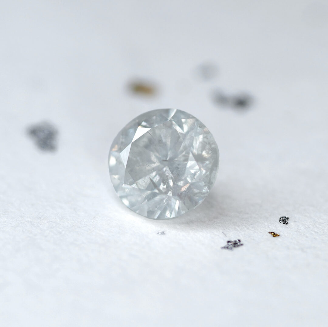 天然ホワイトダイヤモンド Fancy White 1.250ct GIA - 画像 (3)