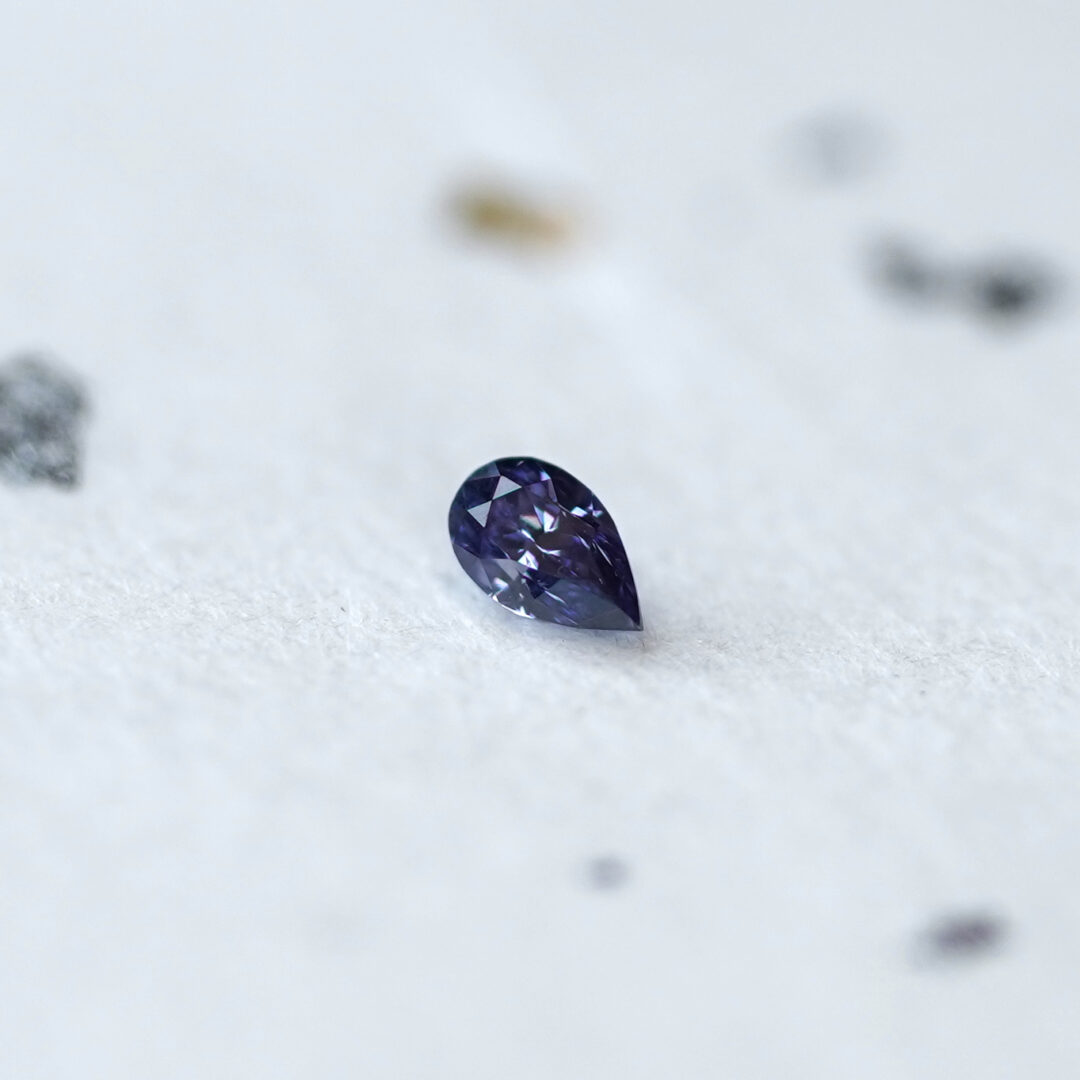 バイオレットダイヤモンド Fancy Deep Violet 0.05ct VS-2 CGL - 画像 (3)