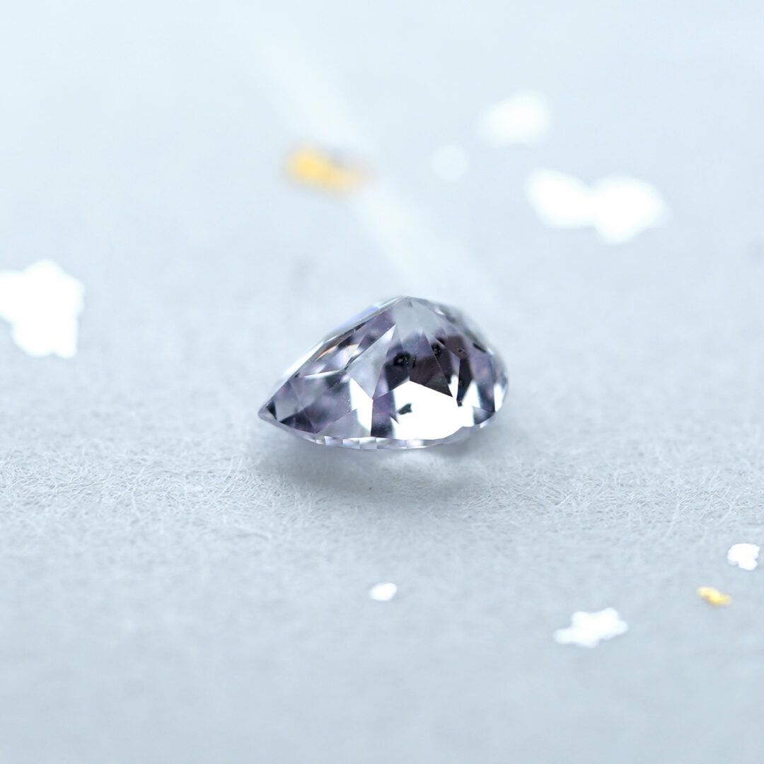 天然パープルピンクダイヤモンド Light Purple Pink 0.405ct CGL - 画像 (4)