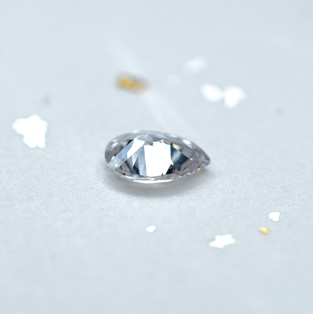 天然ピンクダイヤモンド Very Light Pink 0.444ct Type2a AGT - 画像 (4)