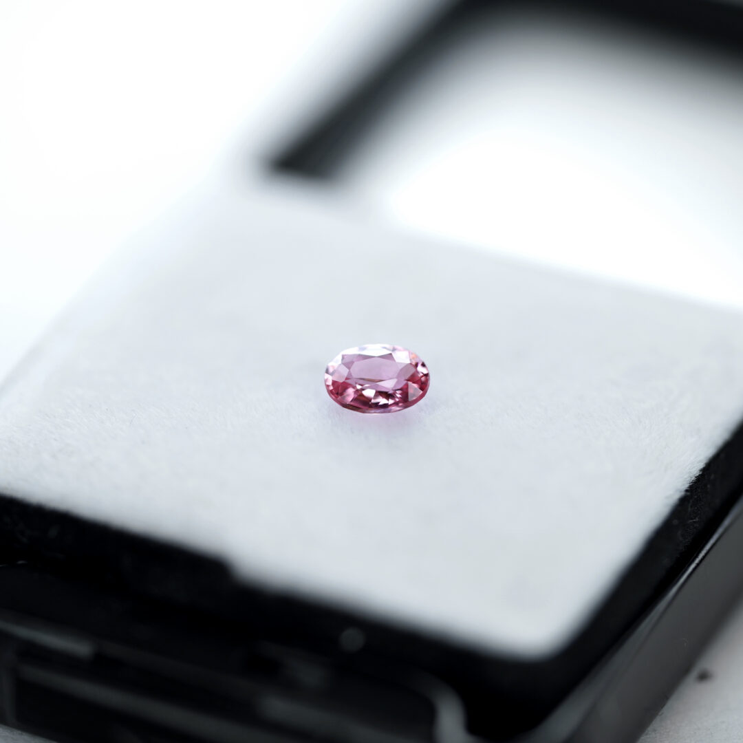 非加熱パパラチアサファイア 0.507ct マダガスカル産 DGL - 画像 (5)