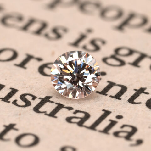 ピンクダイヤモンド 0.092ct アーガイル産 PCE アーガイル鉱山産地証明書 CGL