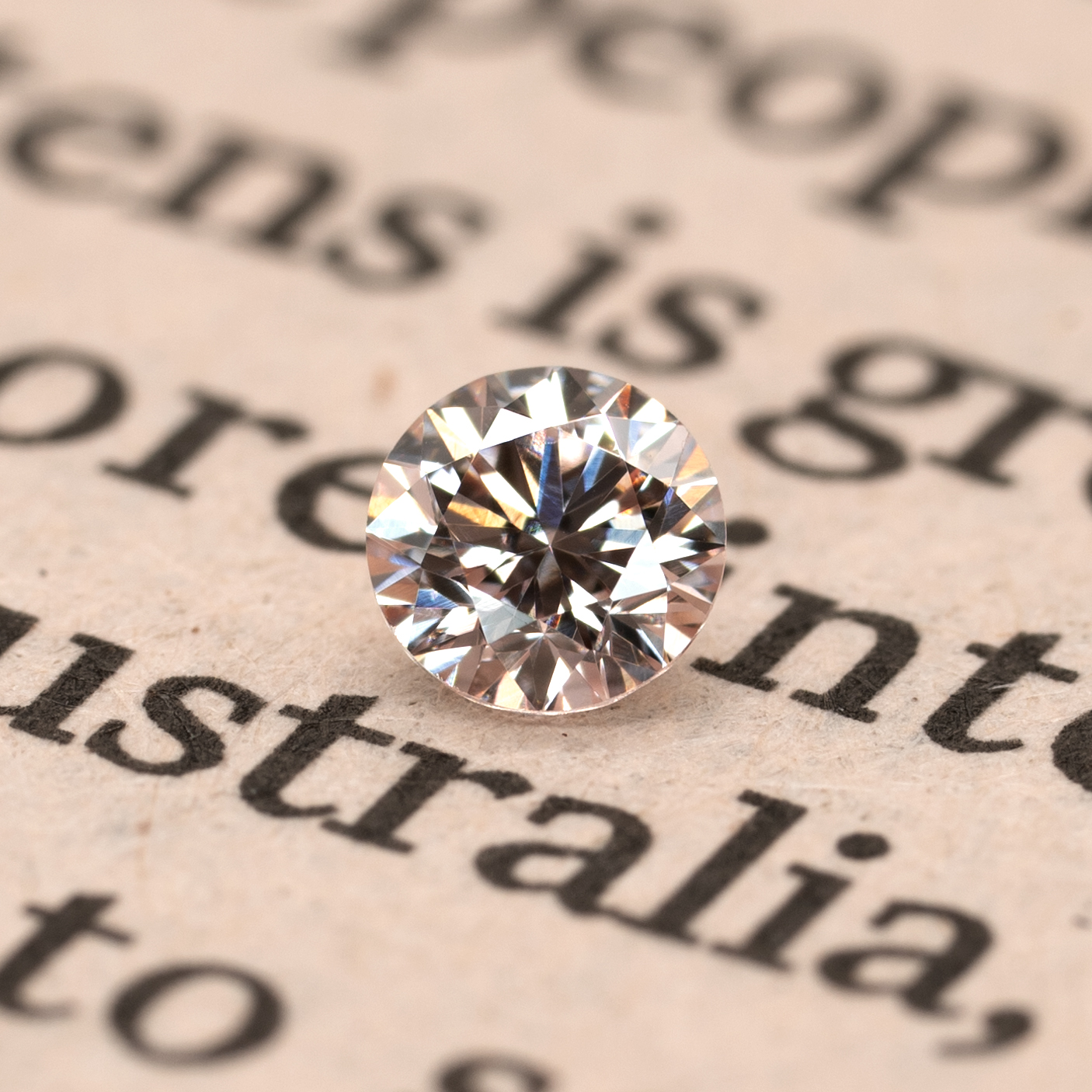 ピンクダイヤモンド 0.092ct アーガイル産 PCE アーガイル鉱山産地証明書 CGL