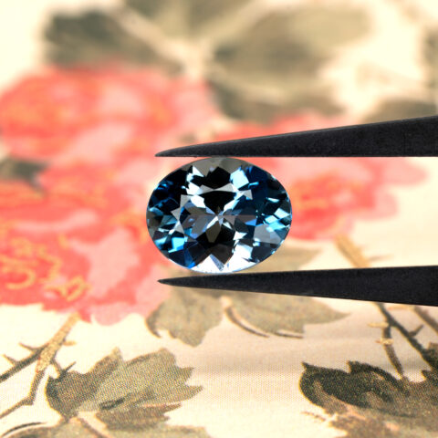 非加熱アクアマリン 1.602ct ブラジル・タトゥー鉱山産 JGGL