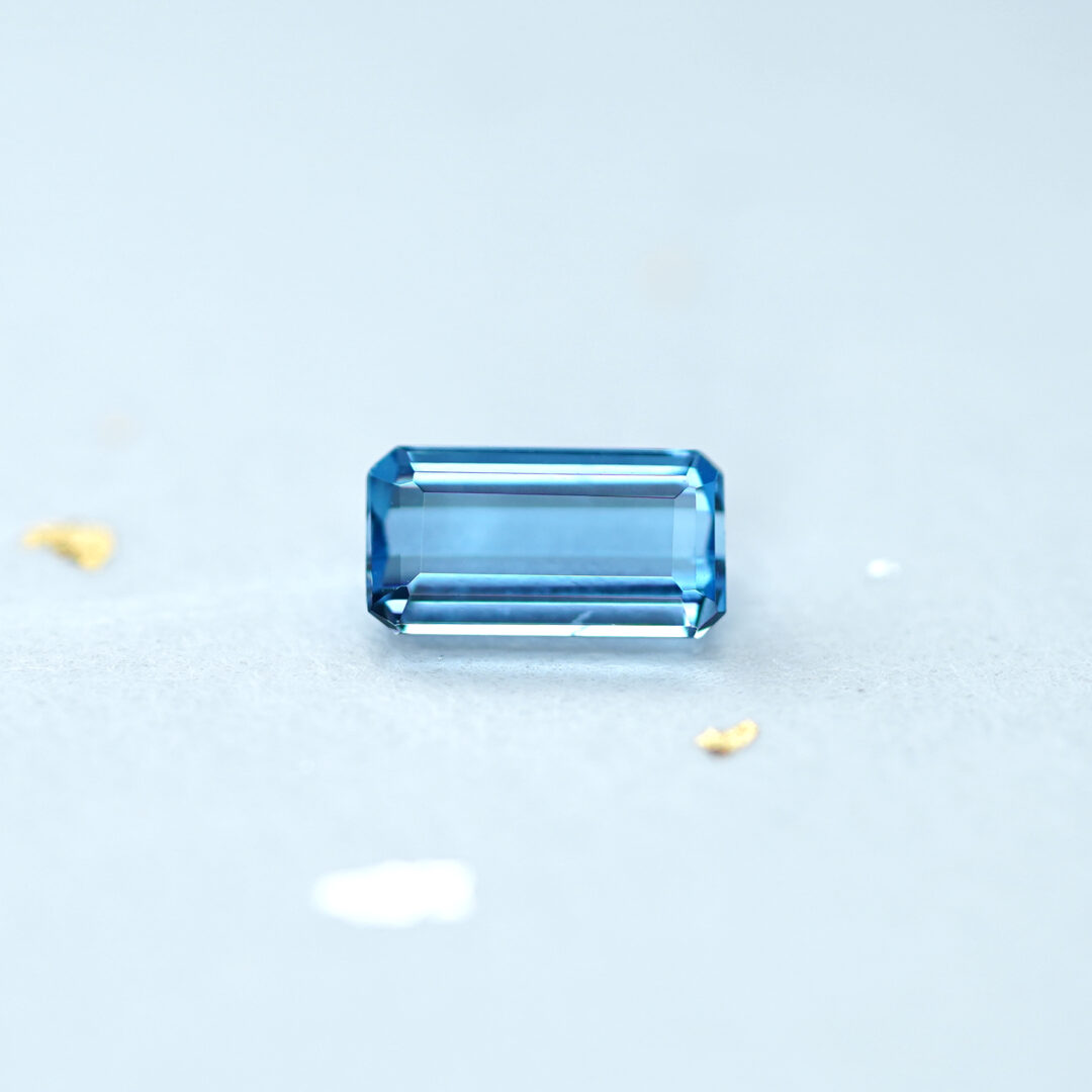 アクアマリン 0.353ct ブラジル・タトゥー鉱山産 CGL - 画像 (2)