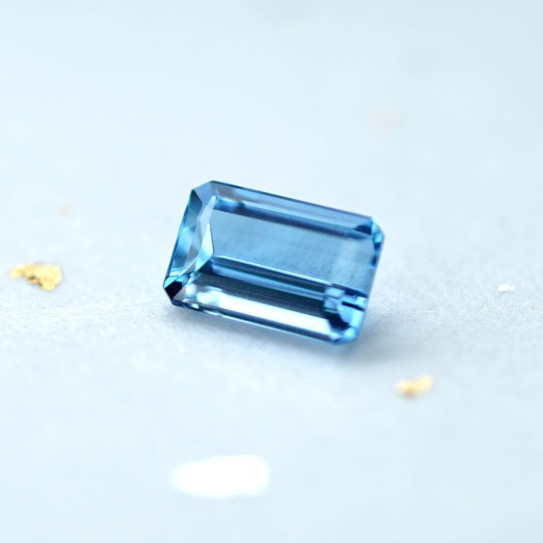 アクアマリン 0.475ct ブラジル・タトゥー鉱山産 CGL - 画像 (3)