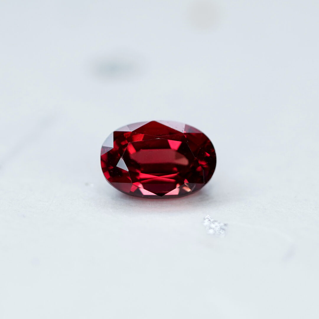 レッドスピネル 0.83ct ビルマ産 - 画像 (2)