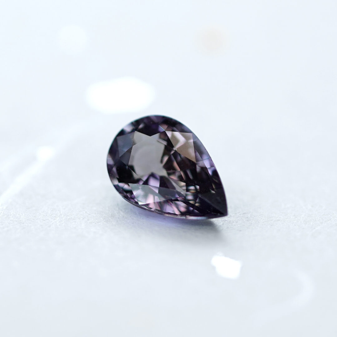 非加熱パープルゾイサイト 0.80ct タンザニア産 - 画像 (3)