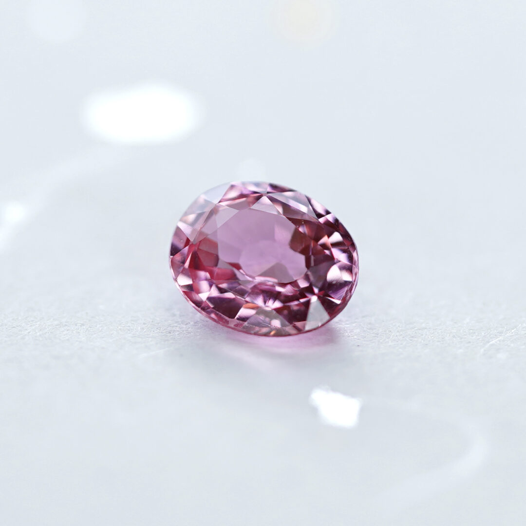 非加熱パパラチアサファイア 0.720ct マダガスカル産 DGL - 画像 (4)