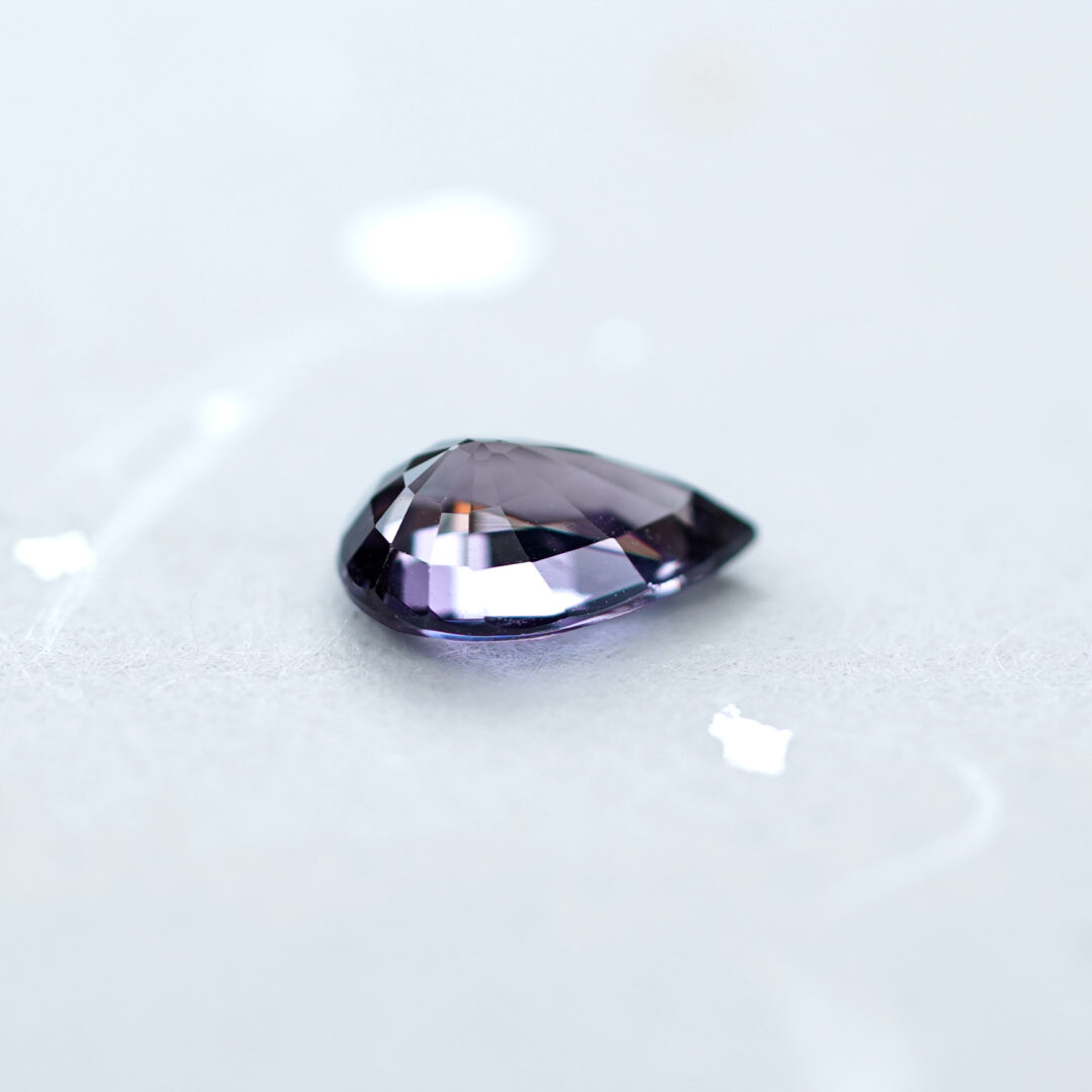 非加熱パープルゾイサイト 0.80ct タンザニア産 - 画像 (4)