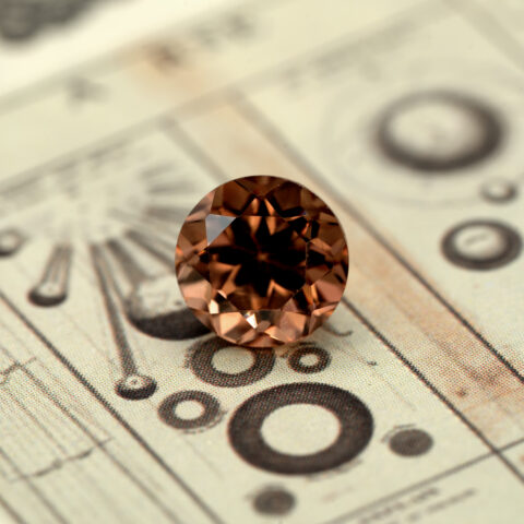 非加熱ジルコン 2.96ct タンザニア産