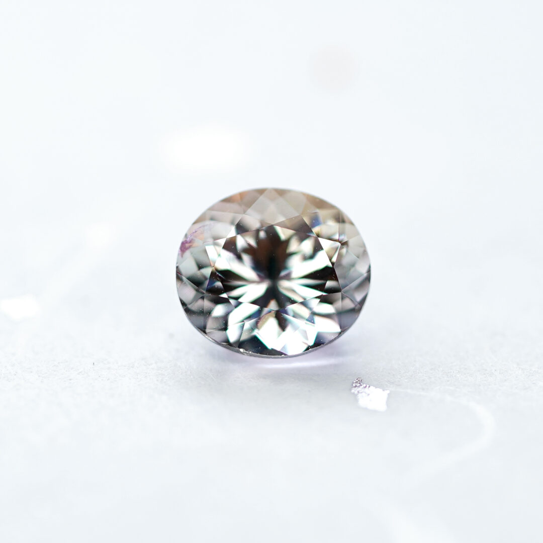 非加熱ピーチゾイサイト 1.31ct タンザニア産 - 画像 (2)