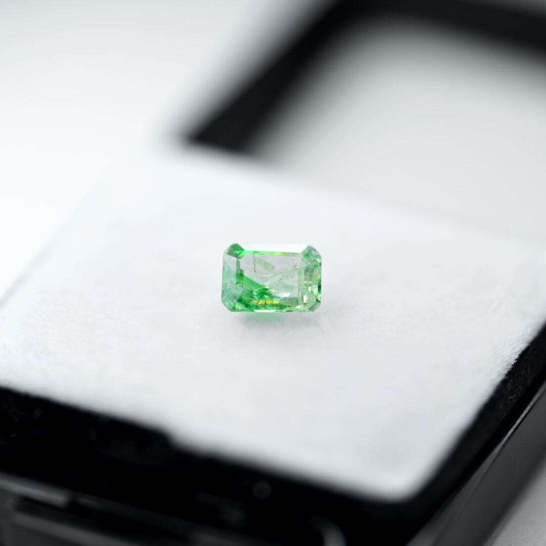 バイカラーツァボライト 1.24ct タンザニア産 - 画像 (5)