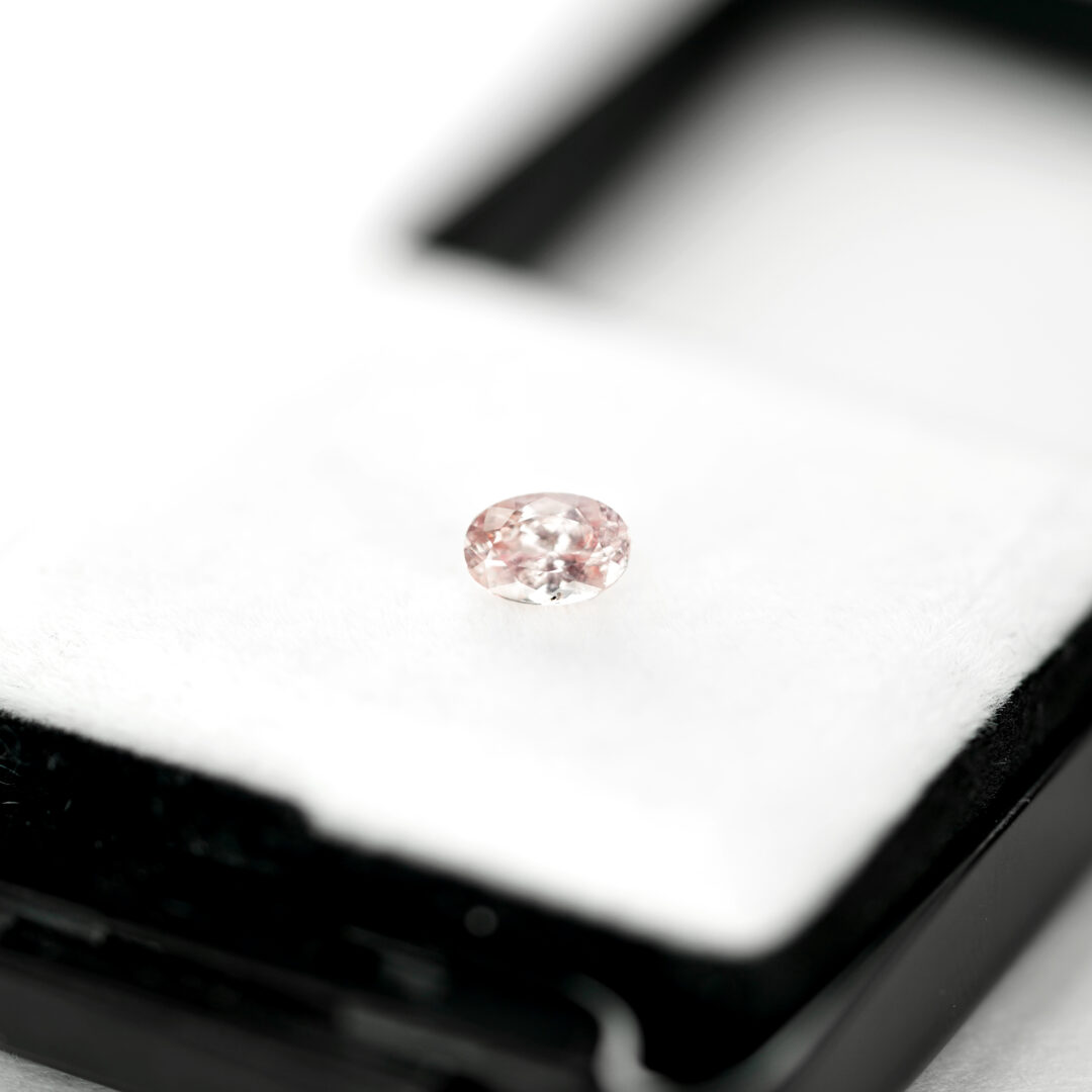 パパラチアサファイア 0.612ct マダガスカル産 DGL - 画像 (5)