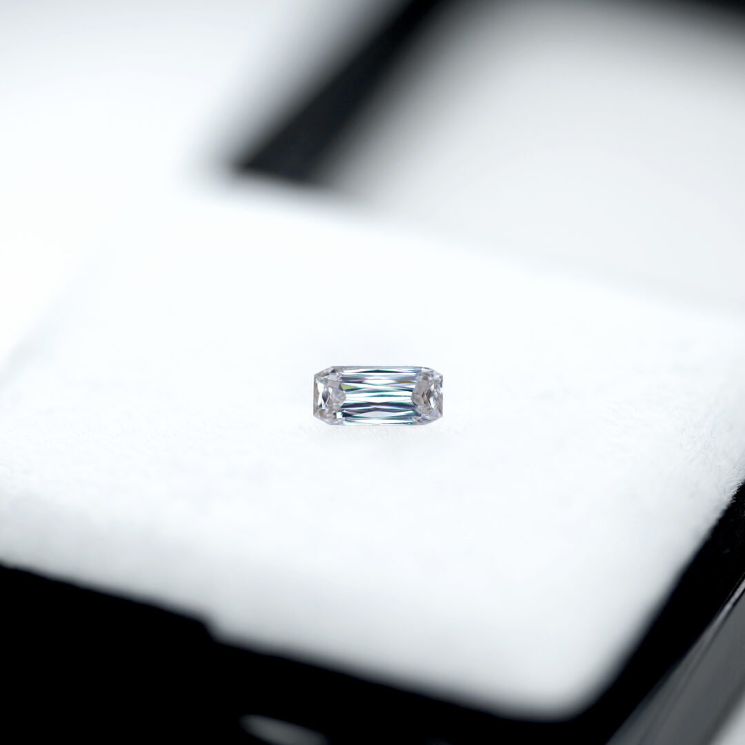 天然オレンジピンクダイヤモンド Fancy Light Orangy Pink 0.348ct Type IIa CGL - 画像 (5)