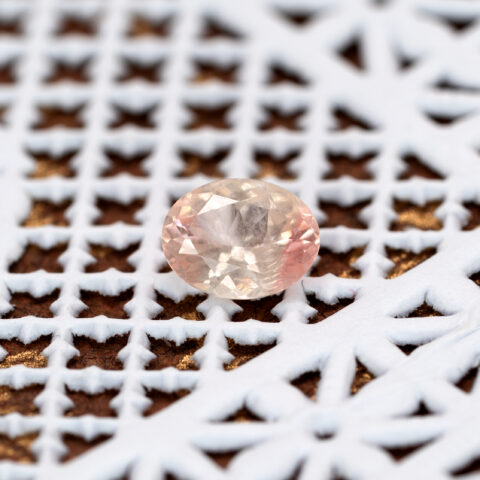 バイカラーユークレース 0.486ct ブラジル産 CGL