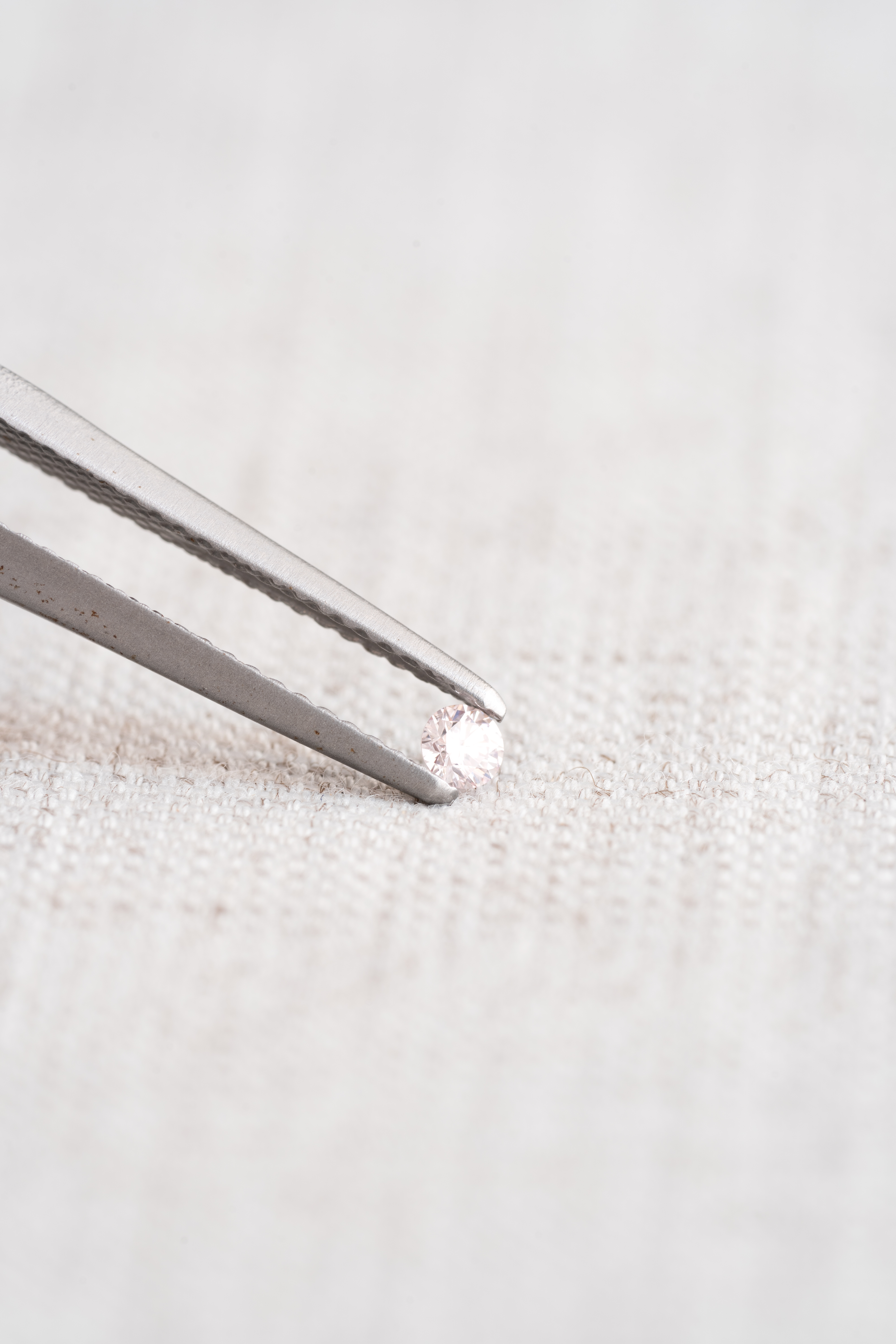 ピンクダイヤモンド 0.073ct Fancy Light Purplish Pink CGL - 画像 (3)