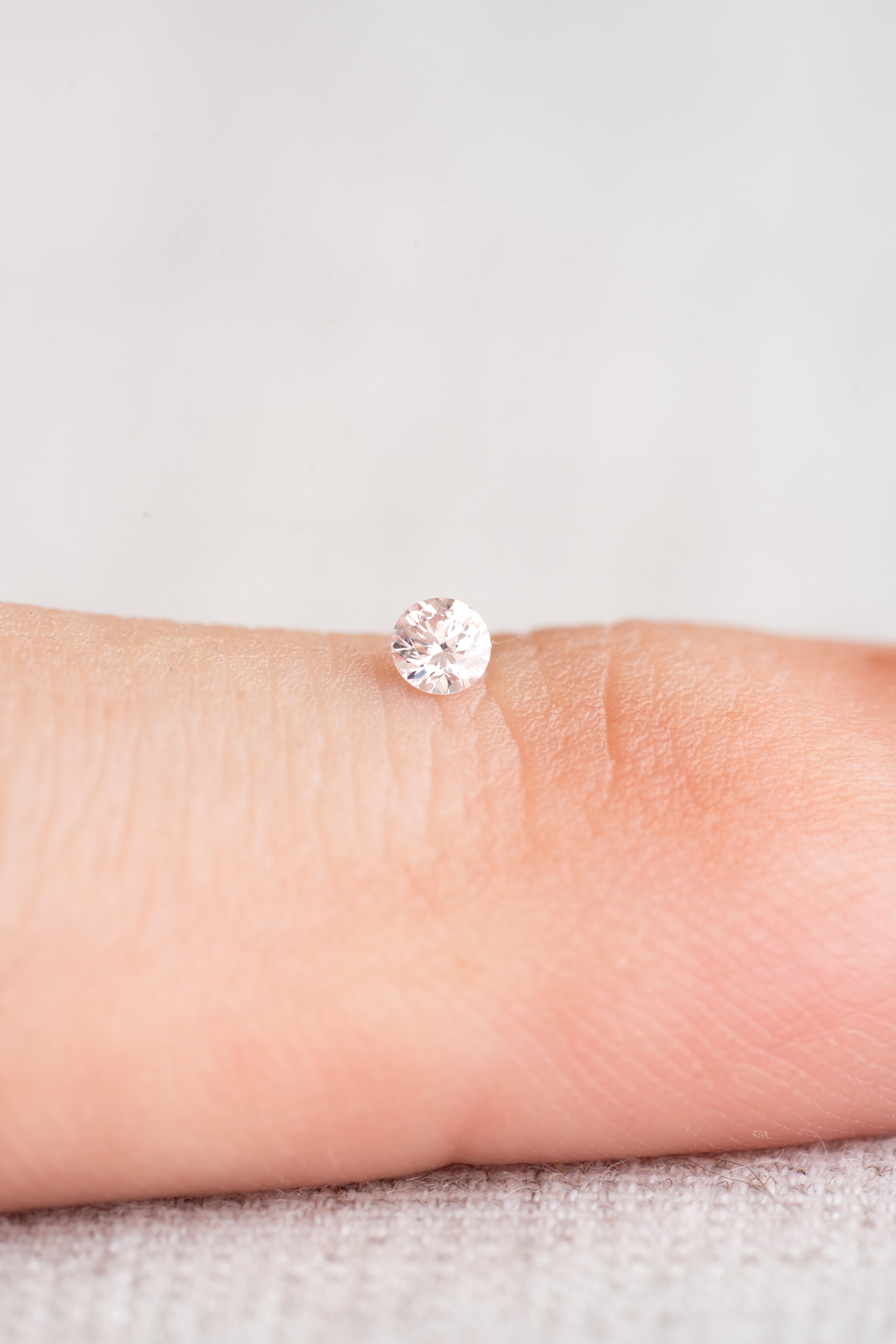 ピンクダイヤモンド 0.073ct Fancy Light Purplish Pink CGL - 画像 (6)