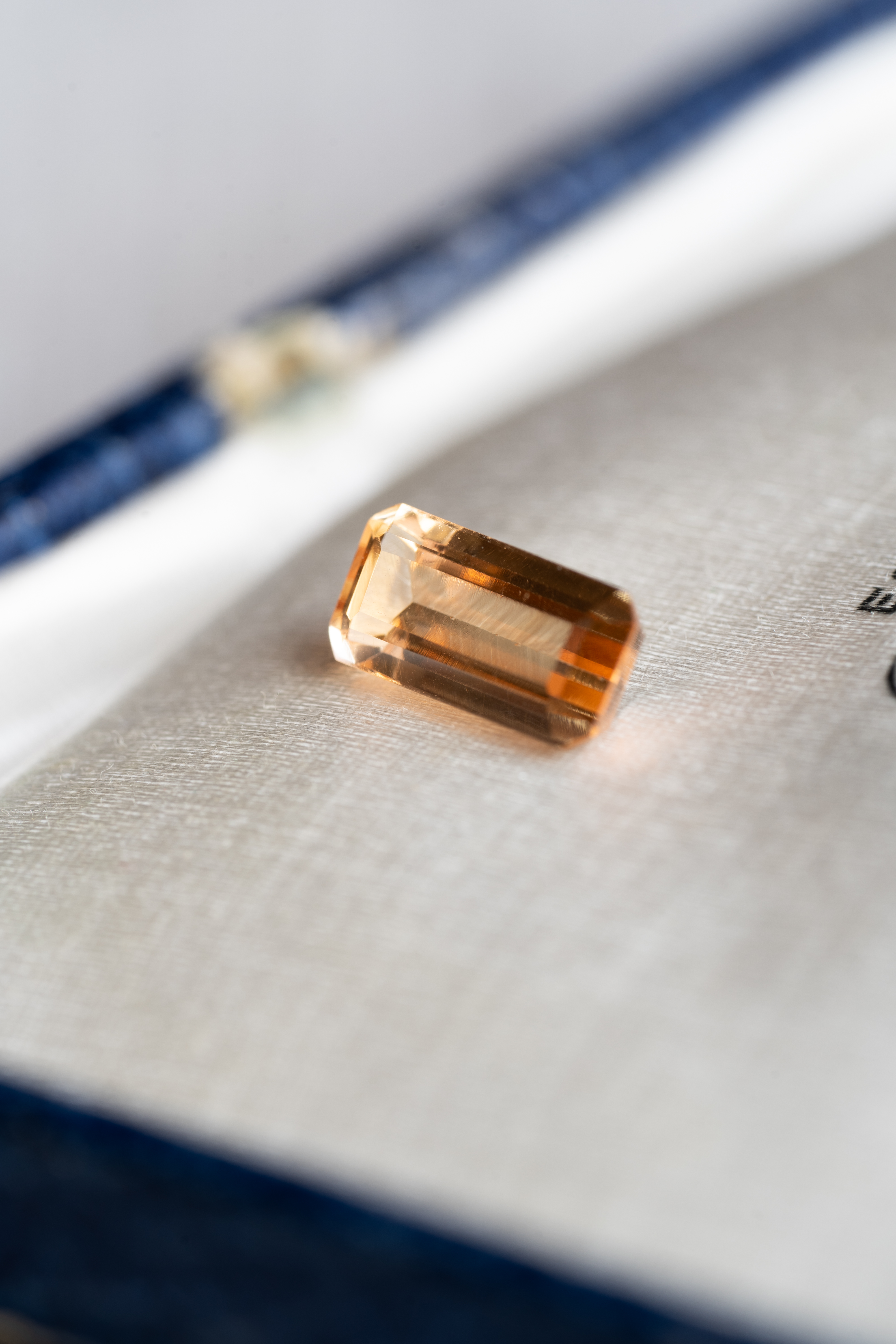 【American Old Stock Collection】インペリアルトパーズ 2.40ct JSL - 画像 (4)