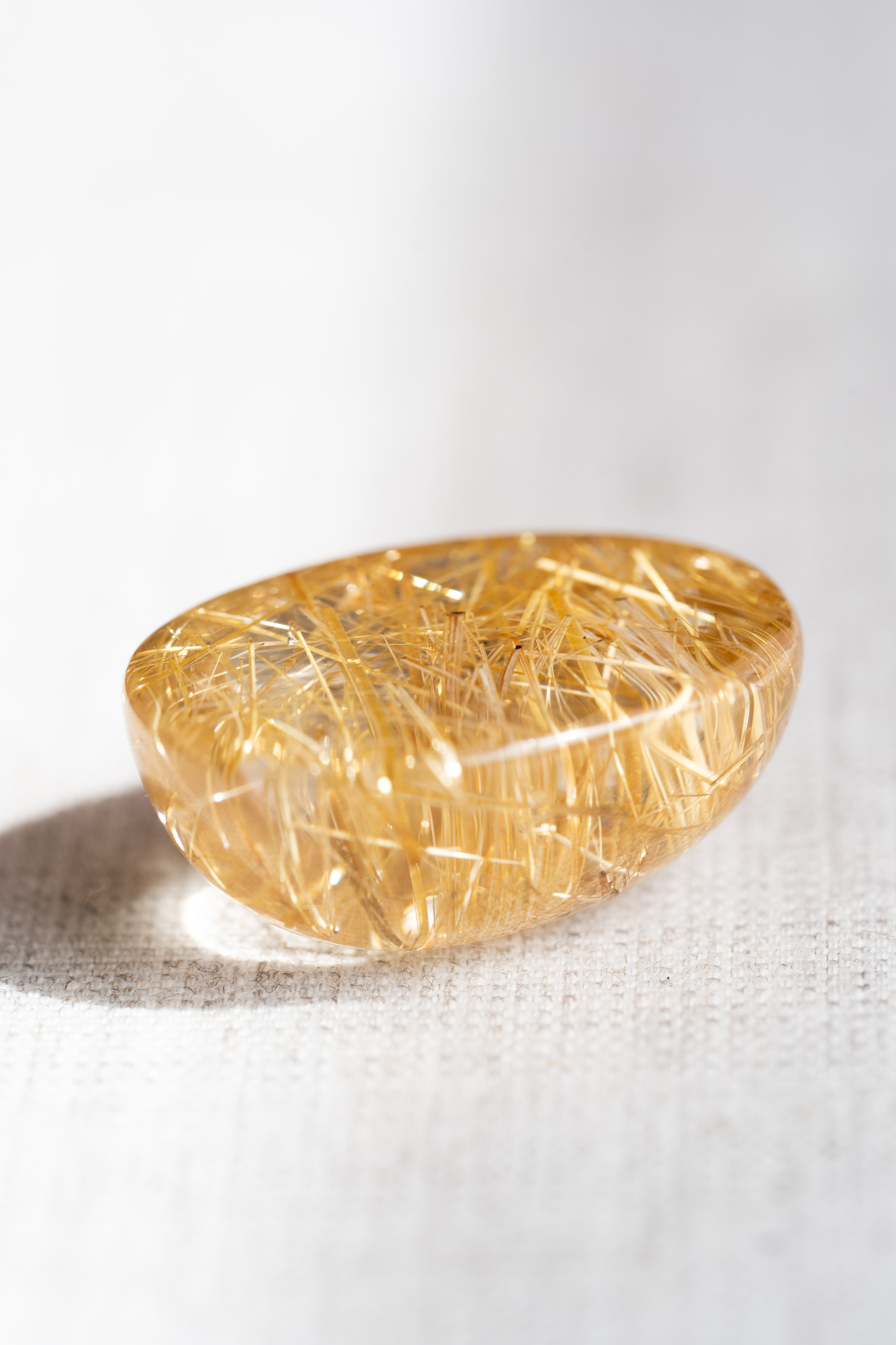 ルチルクォーツ 67.098ct ブラジル産 CGL - 画像 (8)