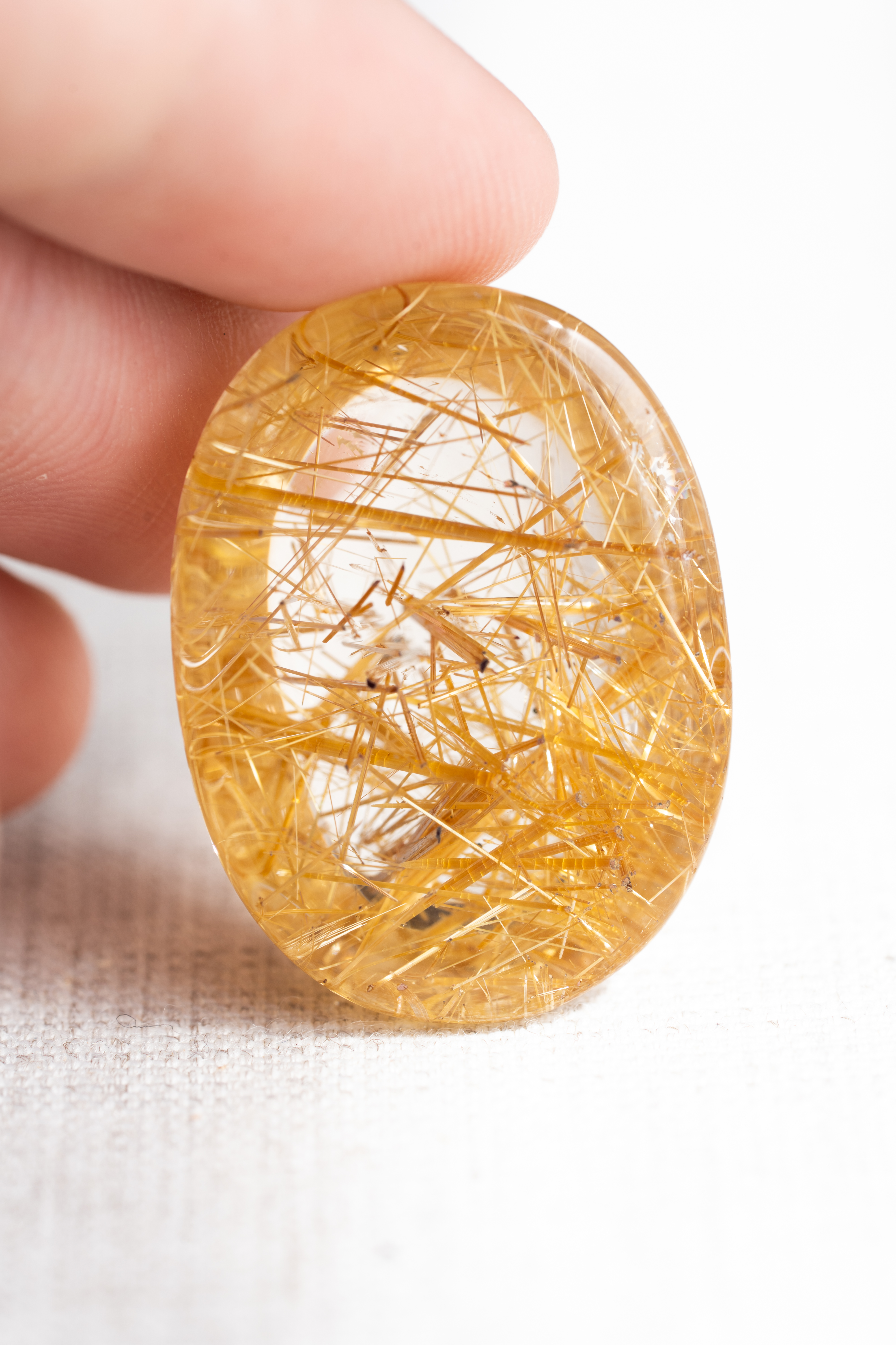 ルチルクォーツ 67.098ct ブラジル産 CGL - 画像 (3)