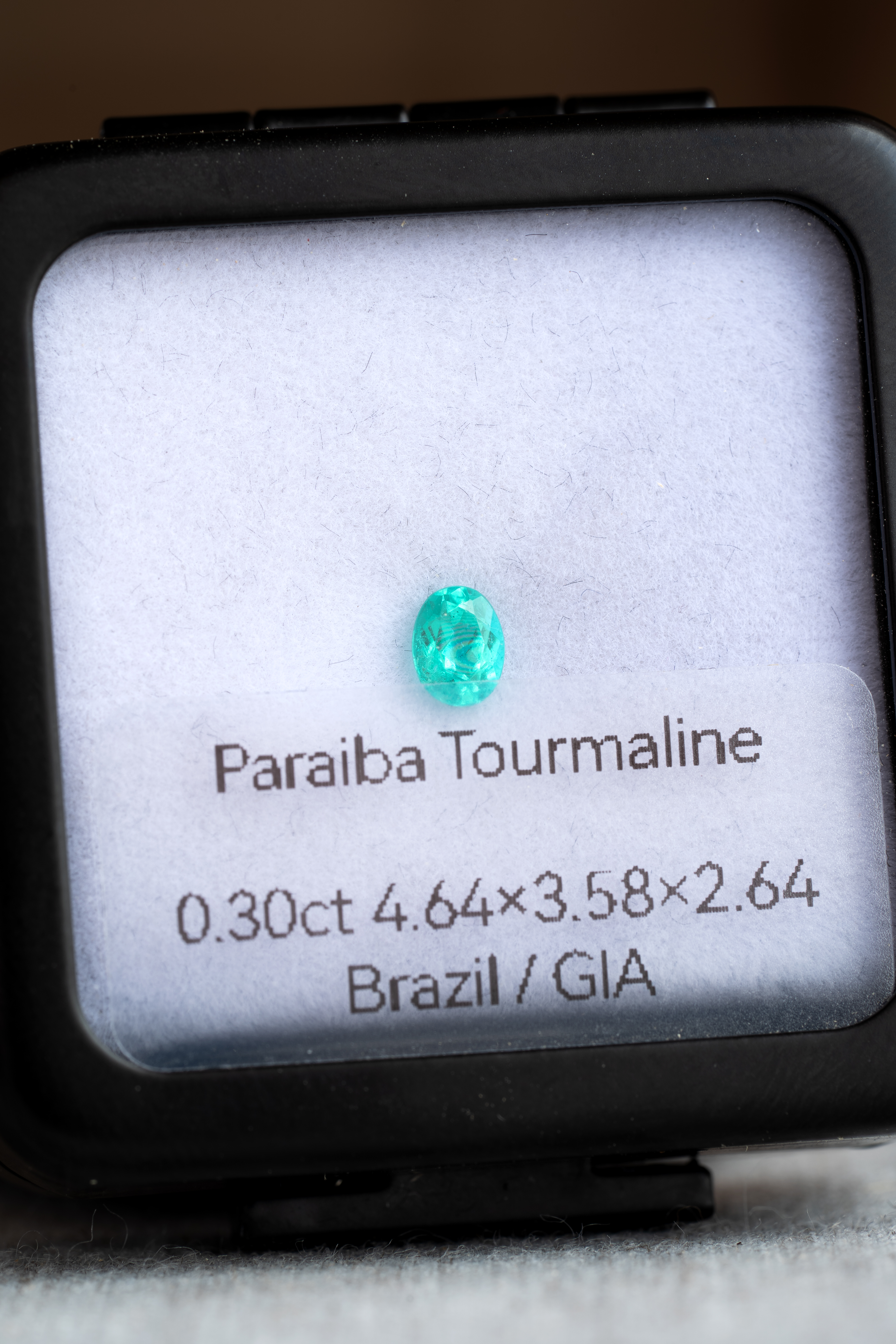 パライバトルマリン 0.300ct ブラジル産 GIA - 画像 (4)