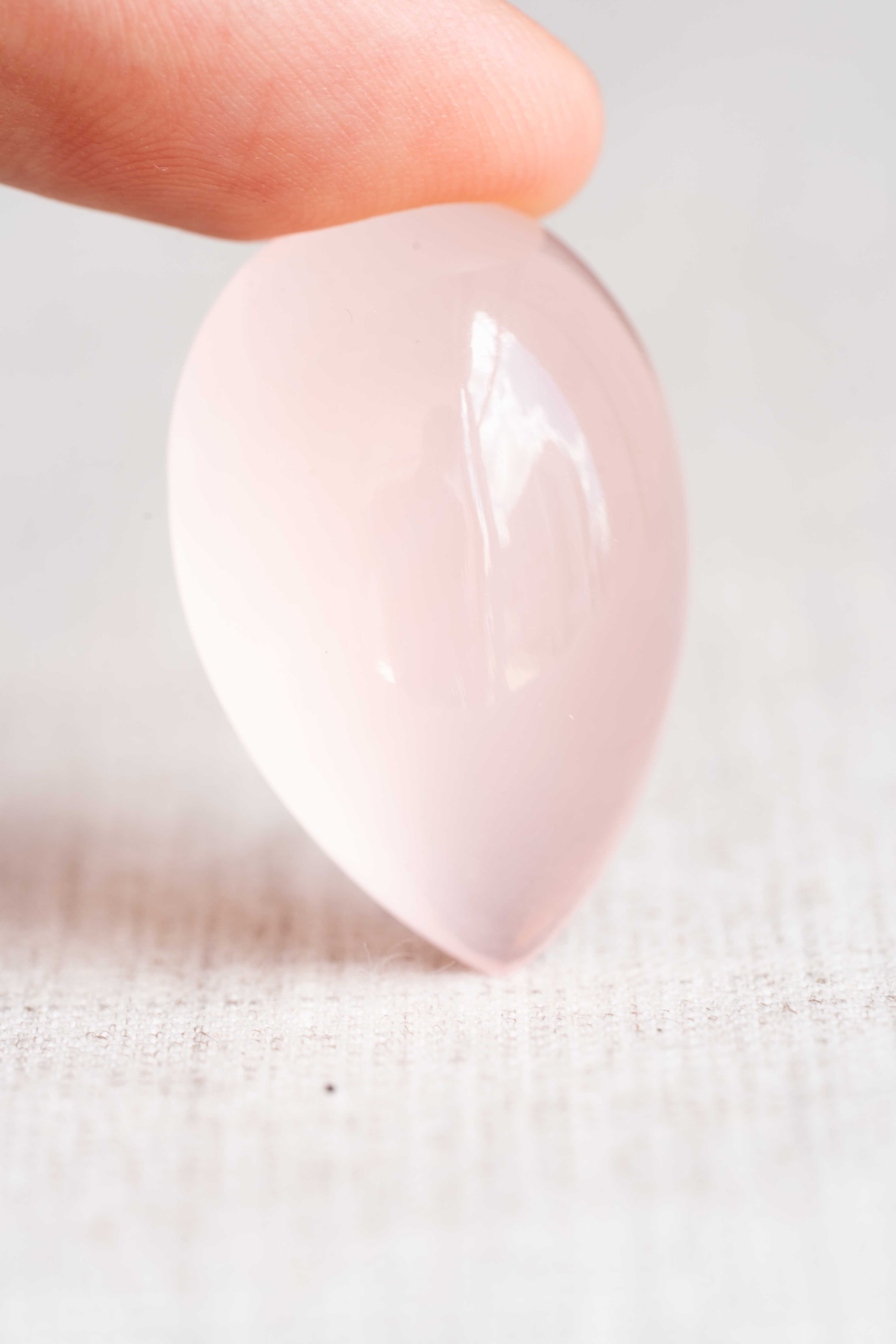 【American Old Stock Collection】ローズクォーツ 48.58ct - 画像 (5)