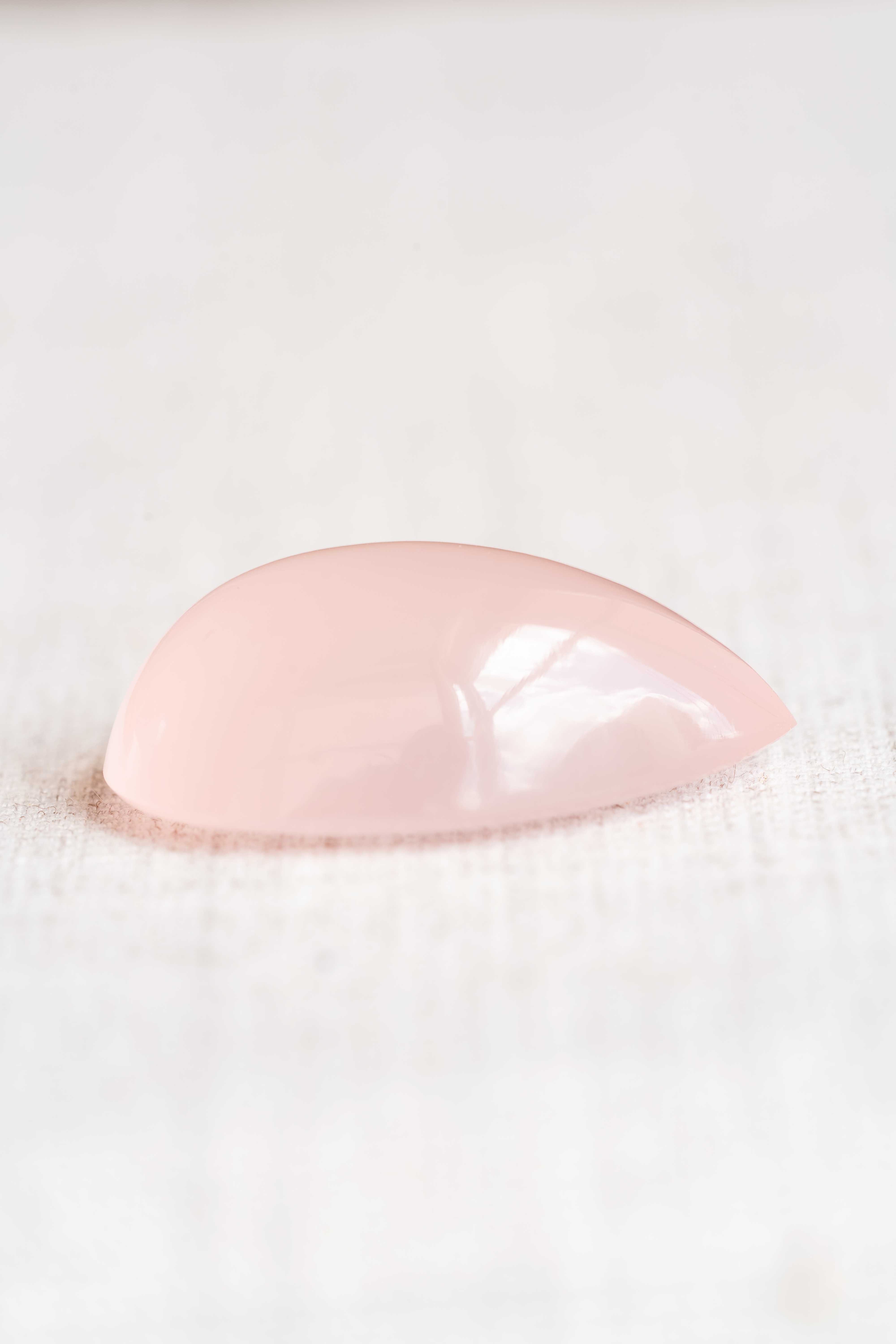 【American Old Stock Collection】ローズクォーツ 48.58ct - 画像 (3)
