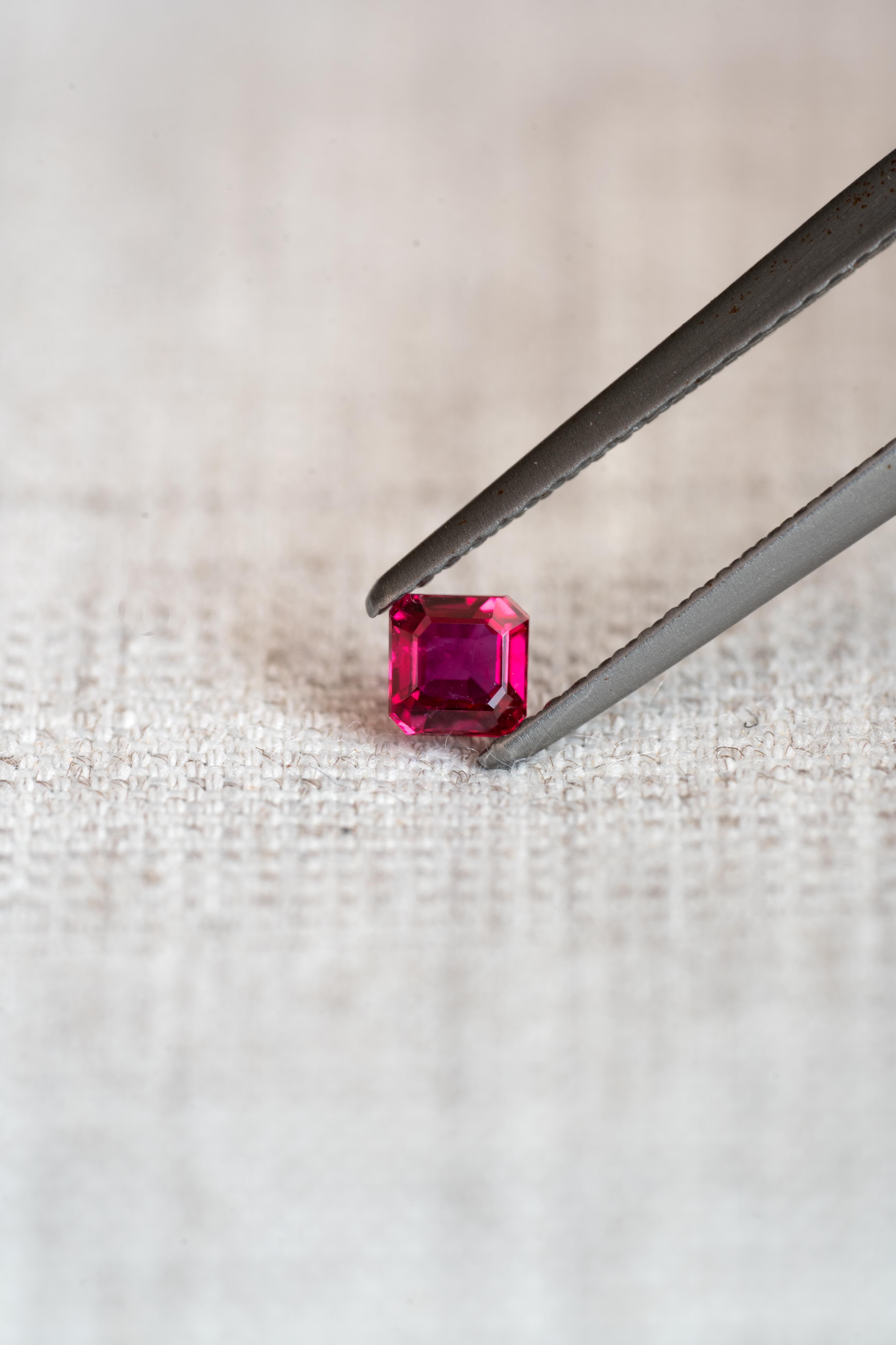 ルビー 0.371ct モザンビーク産 CGL - 画像 (2)