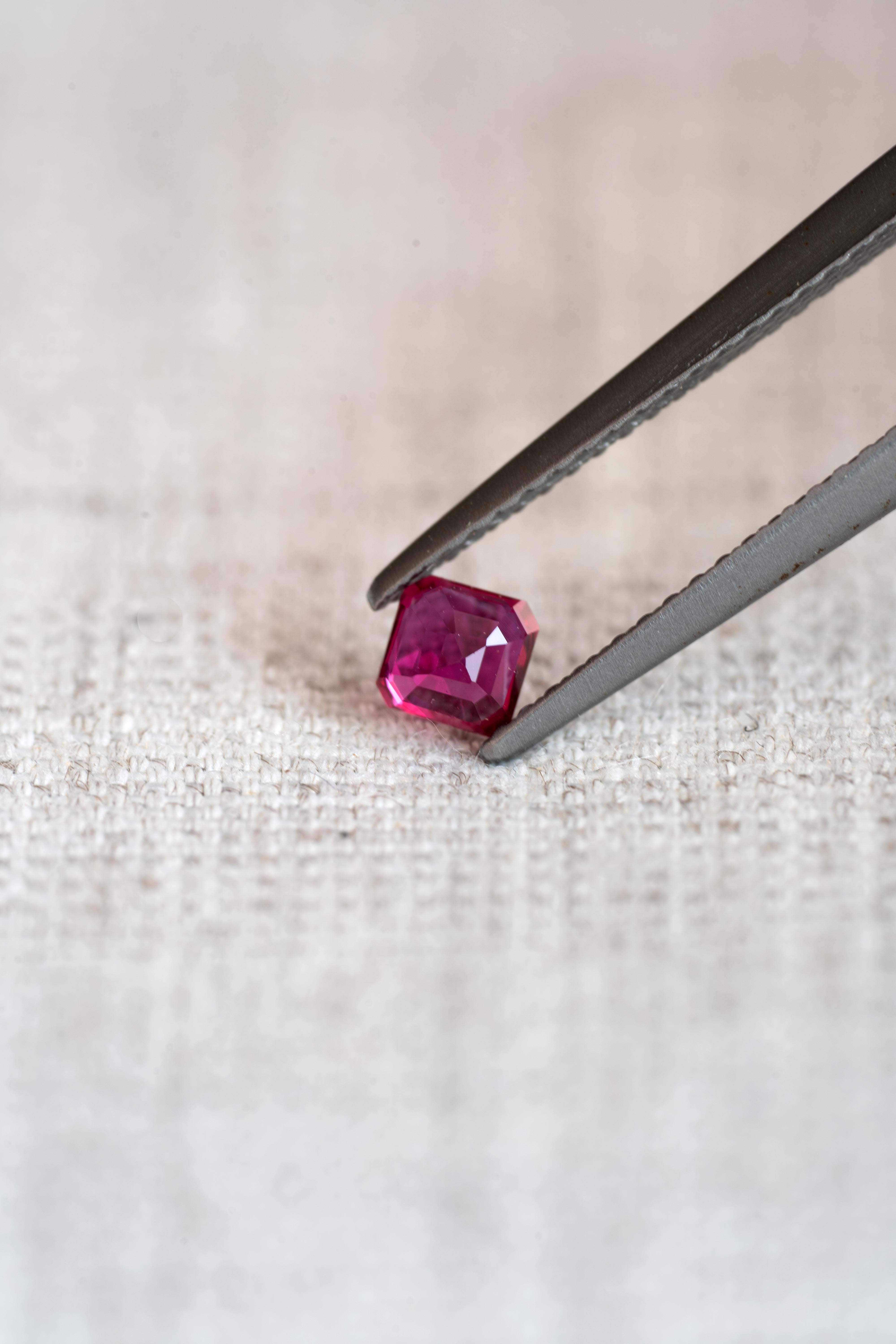 ルビー 0.371ct モザンビーク産 CGL - 画像 (3)