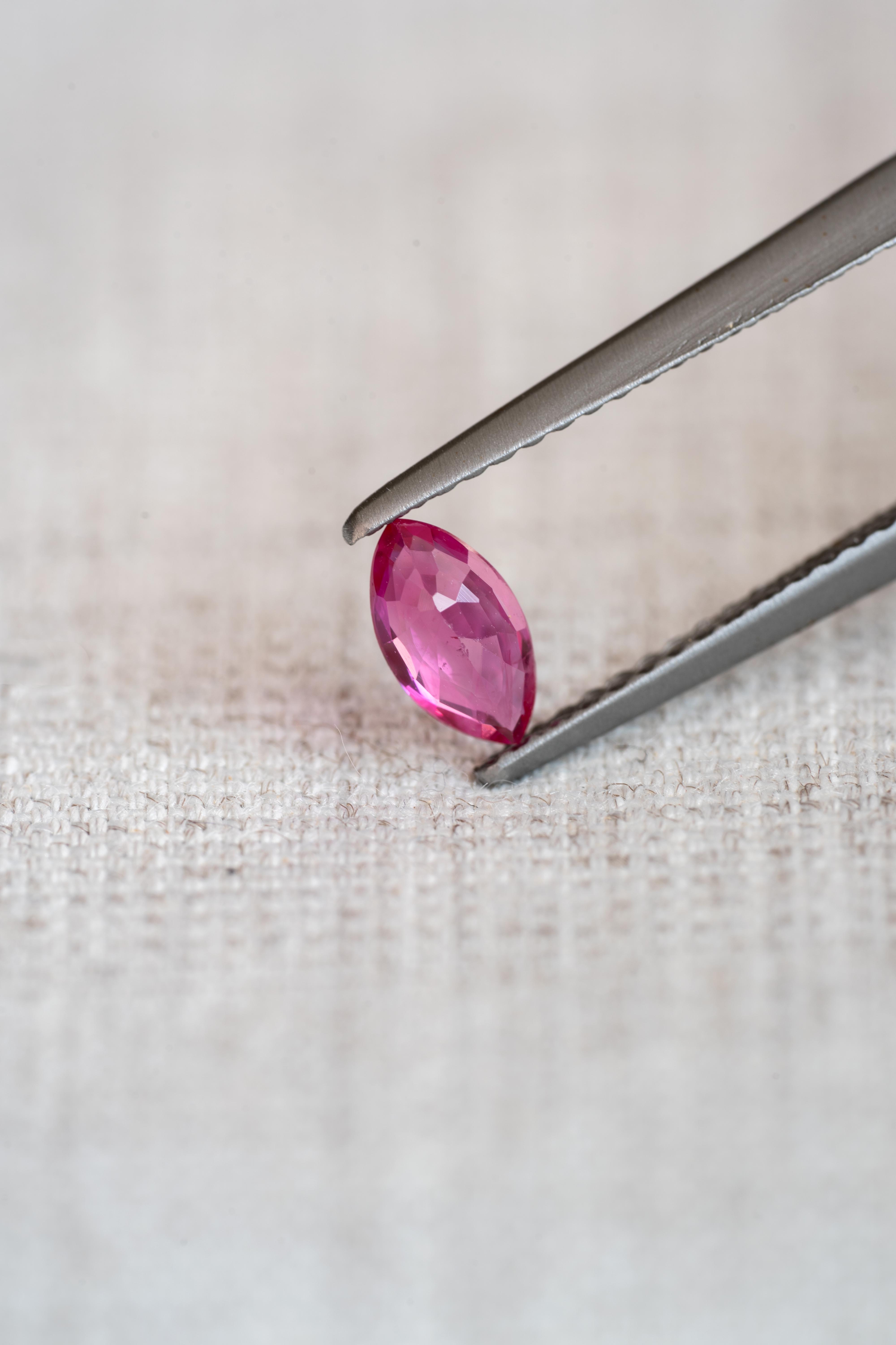 【American Old Stock Collection】ピンクサファイア 0.48ct - 画像 (3)