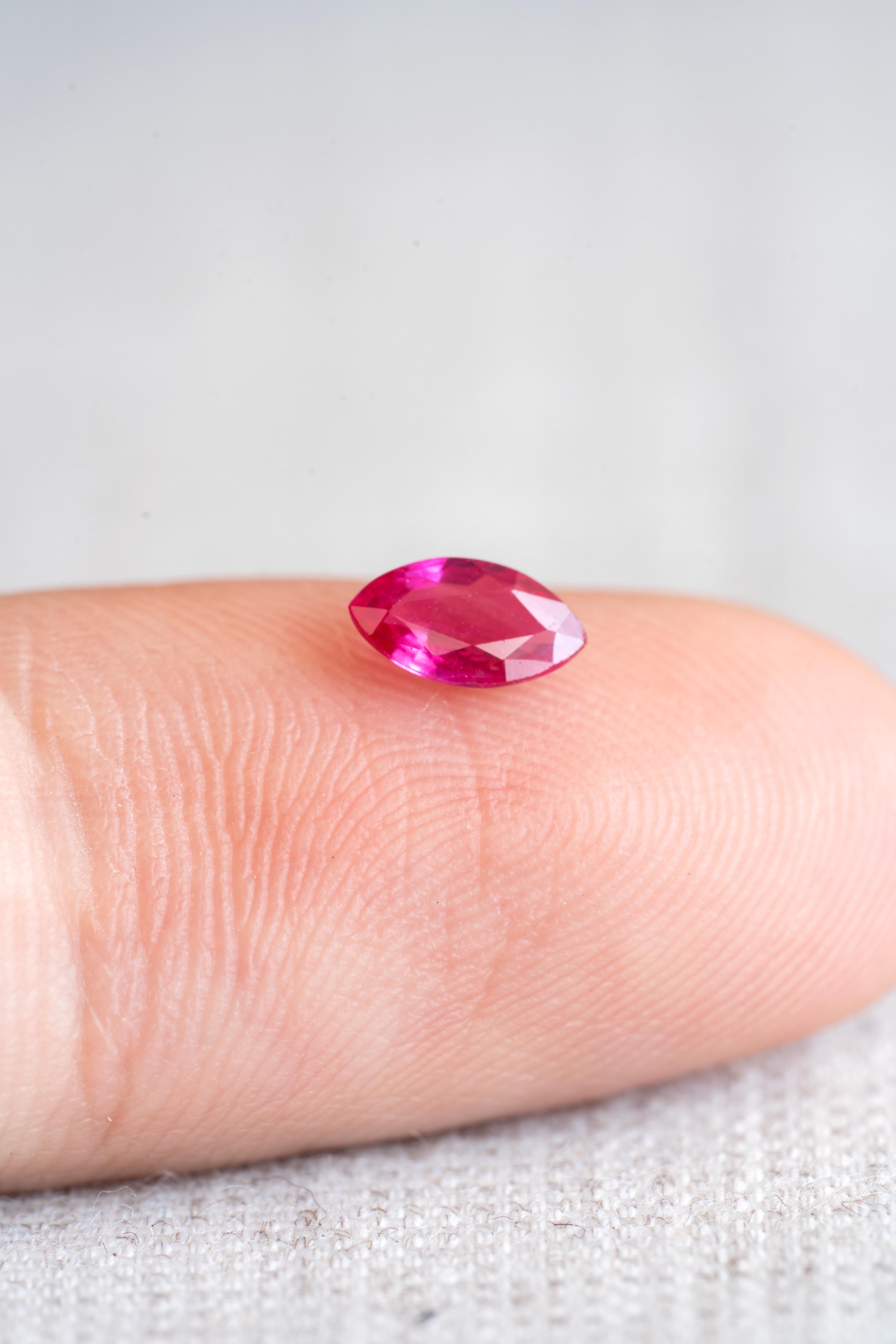 【American Old Stock Collection】ピンクサファイア 0.48ct - 画像 (4)