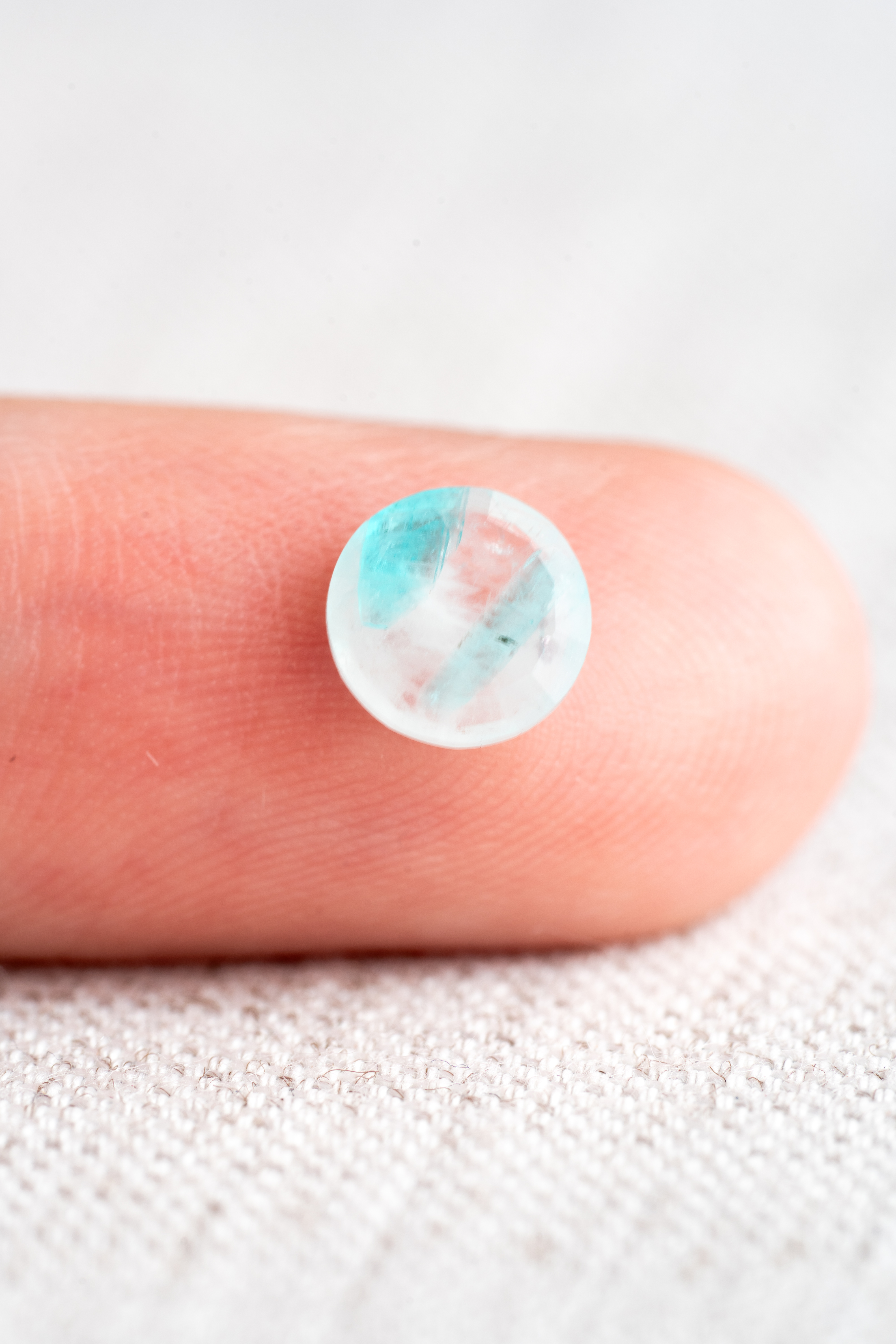 パライバトルマリンインクォーツ 0.83ct ブラジル産 - 画像 (6)
